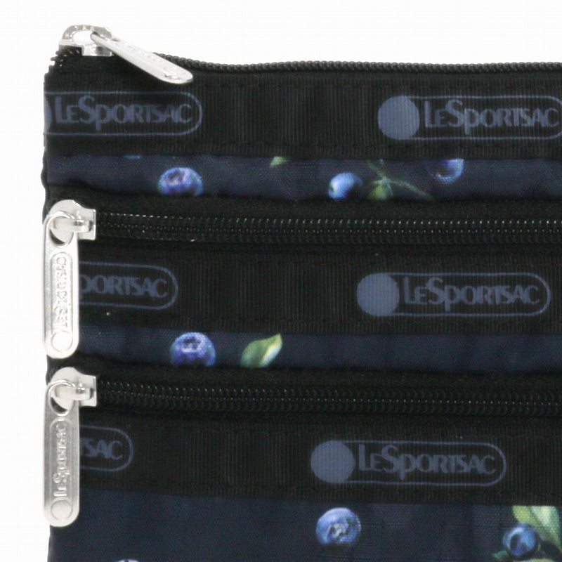 LeSportsac レスポートサック ポーチ 7158 3 ZIP COSMETIC HD43 VERY BERRY