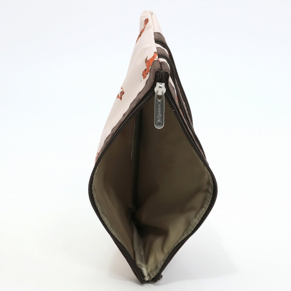 LeSportsac レスポートサック ポーチ 7158 3 ZIP COSMETIC HD49 DASHING FOXES [並行輸入商品]