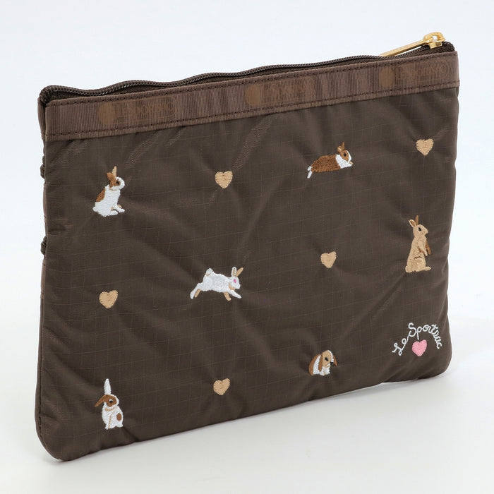 LeSportsac レスポートサック ポーチ 7158 3 ZIP COSMETIC HD84 BUNNY EMBROIDERY [並行輸入商品]