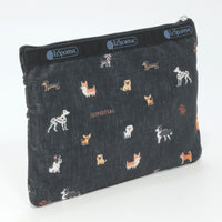 LeSportsac レスポートサック ポーチ 7158 3 ZIP COSMETIC HF44 WOOF WONDERLAND