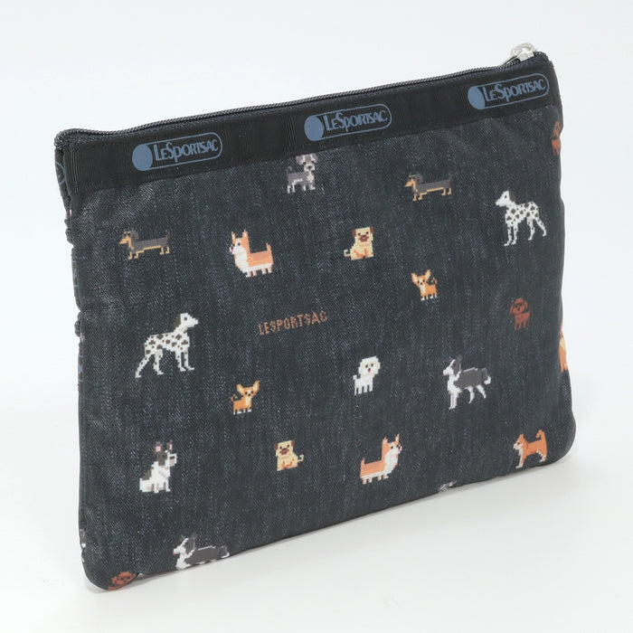 LeSportsac レスポートサック ポーチ 7158 3 ZIP COSMETIC HF44 WOOF WONDERLAND