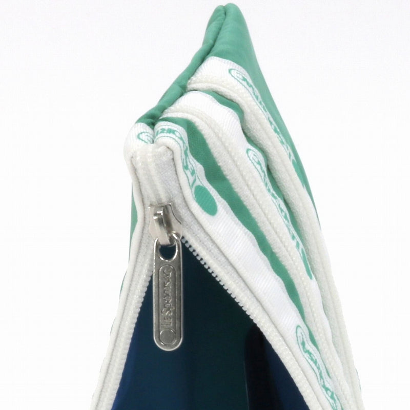 LeSportsac レスポートサック ポーチ 7158 3 ZIP COSMETIC LB78 Spectator Kelly Green [並行輸入商品]