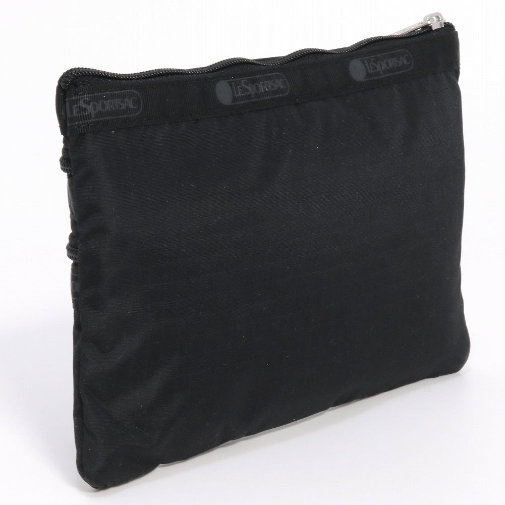 LeSportsac レスポートサック ポーチ 7158 3 ZIP COSMETIC R086 RECYCLED BLACK