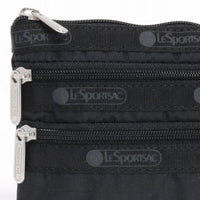 LeSportsac レスポートサック ポーチ 7158 3 ZIP COSMETIC R086 RECYCLED BLACK