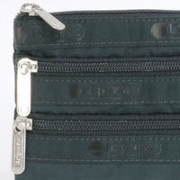 LeSportsac レスポートサック ポーチ 7158 3 ZIP COSMETIC R190 MIDNIGHT GREEN
