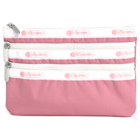 LeSportsac レスポートサック ポーチ 7158 3 ZIP COSMETIC RA05 SPECTATOR PEONY PINK