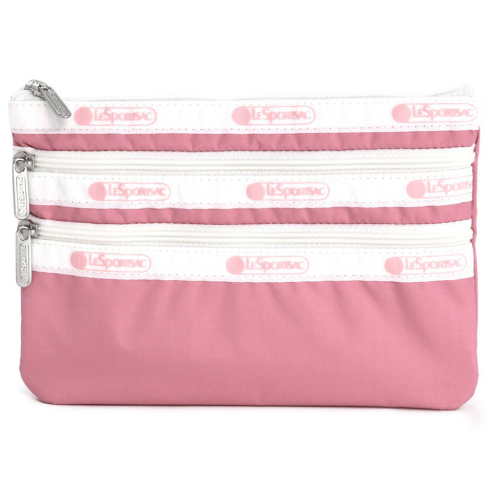 LeSportsac レスポートサック ポーチ 7158 3 ZIP COSMETIC RA05 SPECTATOR PEONY PINK
