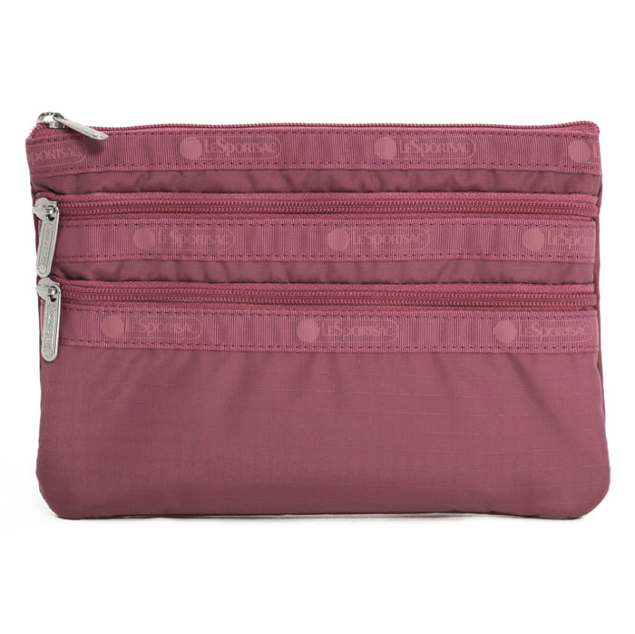 LeSportsac レスポートサック ポーチ 7158 3 ZIP COSMETIC RA07 MAUVE