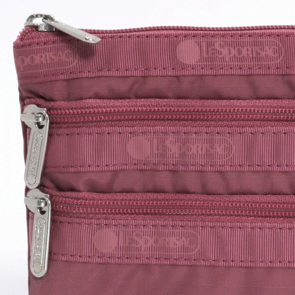 LeSportsac レスポートサック ポーチ 7158 3 ZIP COSMETIC RA07 MAUVE