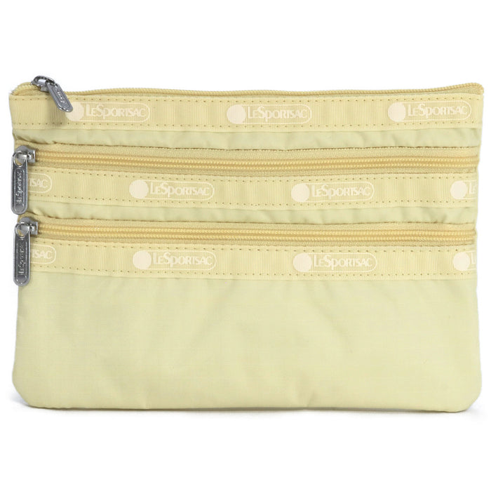 LeSportsac レスポートサック ポーチ 7158 3 ZIP COSMETIC RA11 Lemon Meringue