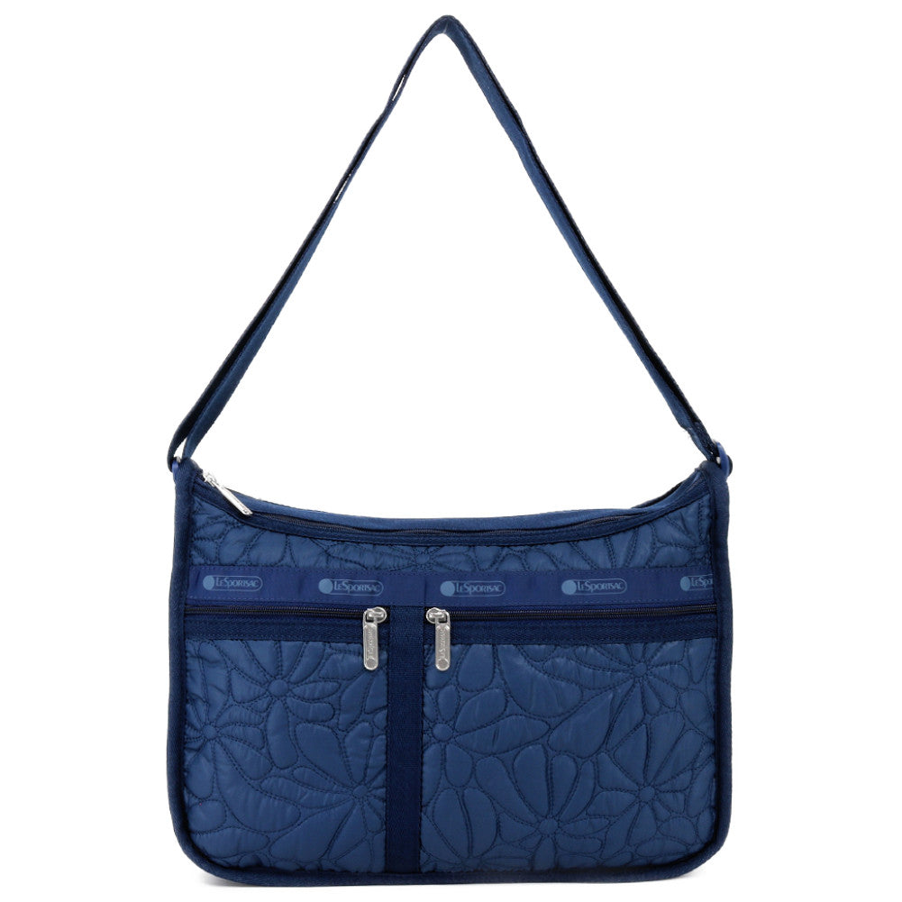 LeSportsac レスポートサック ショルダーバッグ 7507 DELUXE EVERYDAY BAG C516 NAVY QUILTED BLOOMS