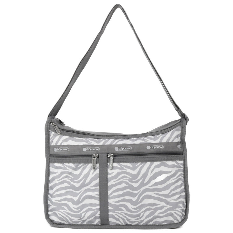 LeSportsac レスポートサック ショルダーバッグ 7507 DELUXE EVERYDAY BAG E974 ALLOY ZEBRA