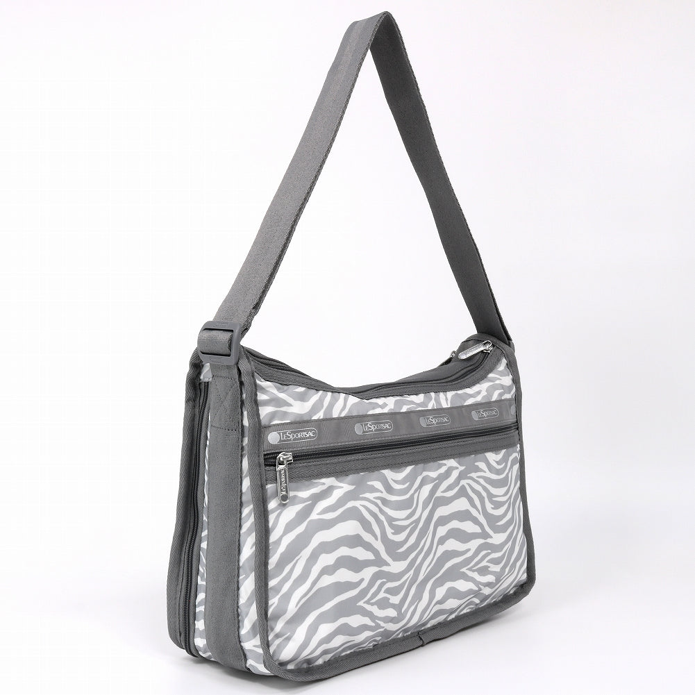 LeSportsac レスポートサック ショルダーバッグ 7507 DELUXE EVERYDAY BAG E974 ALLOY ZEBRA