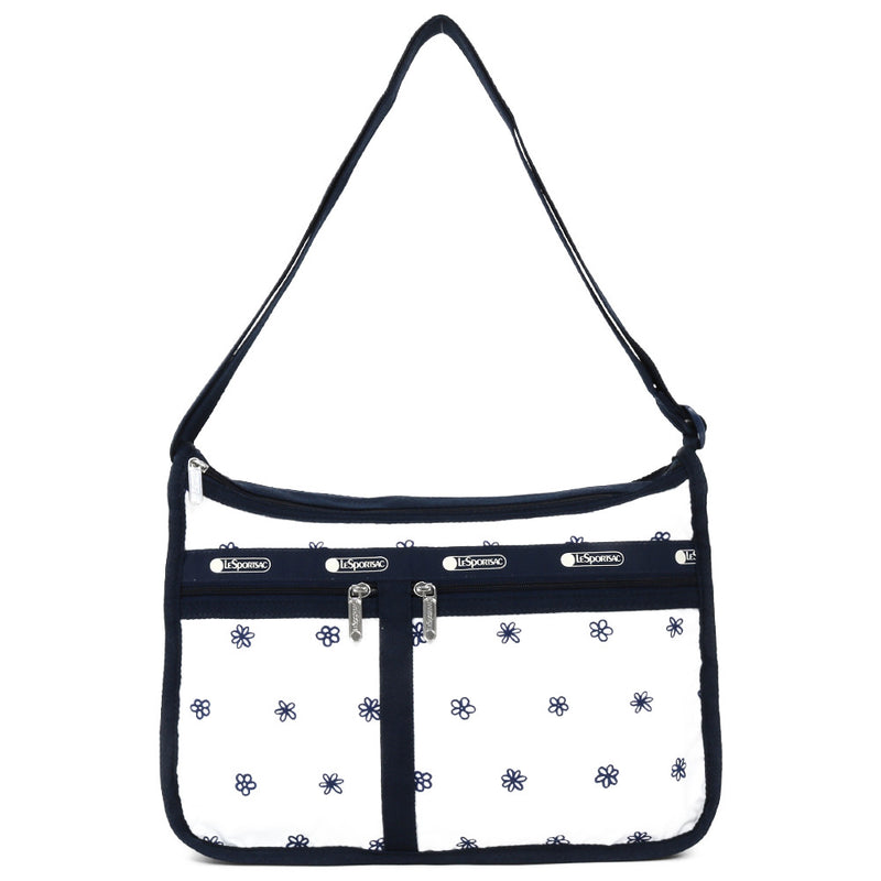 LeSportsac レスポートサック ショルダーバッグ 7507 DELUXE EVERYDAY BAG E981 DAISY EMBROIDERY