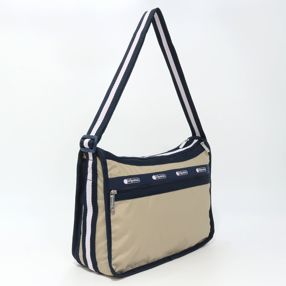 LeSportsac レスポートサック ショルダーバッグ 7507 DELUXE EVERYDAY BAG FA04 SPECTATOR BONE/NAVY