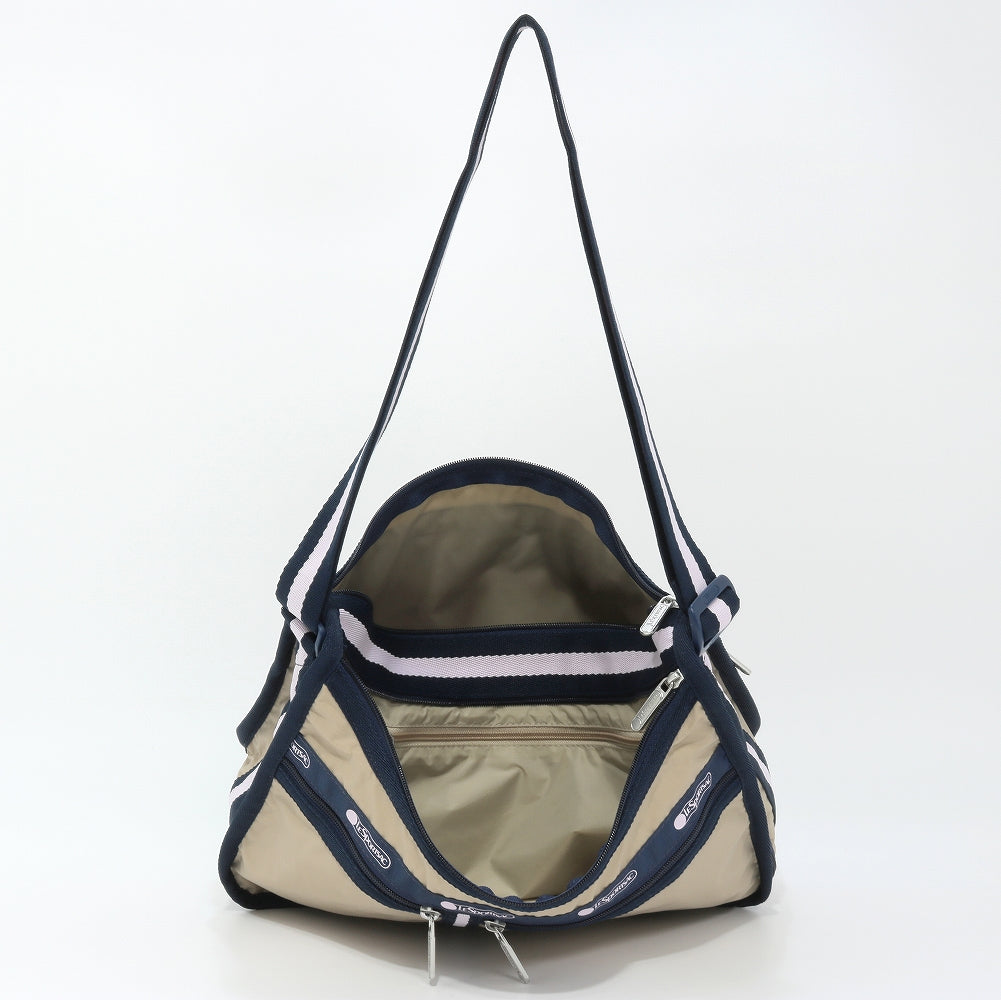 LeSportsac レスポートサック ショルダーバッグ 7507 DELUXE EVERYDAY BAG FA04 SPECTATOR BONE/NAVY