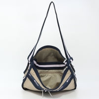 LeSportsac レスポートサック ショルダーバッグ 7507 DELUXE EVERYDAY BAG FA04 SPECTATOR BONE/NAVY