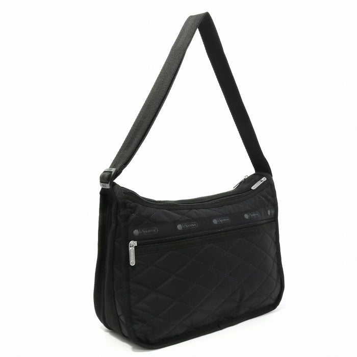 LeSportsac レスポートサック ショルダーバッグ 7507 DELUXE EVERYDAY BAG HE62 Black Cross Deboss