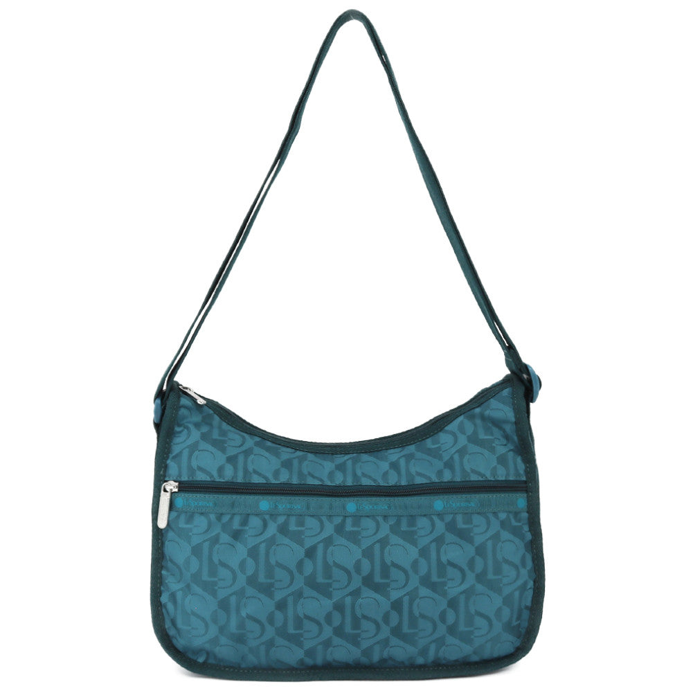 LeSportsac レスポートサック ショルダーバッグ 7520 CLASSIC HOBO E874 MONOGRAM JACQ TEAL