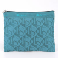 LeSportsac レスポートサック ショルダーバッグ 7520 CLASSIC HOBO E874 MONOGRAM JACQ TEAL