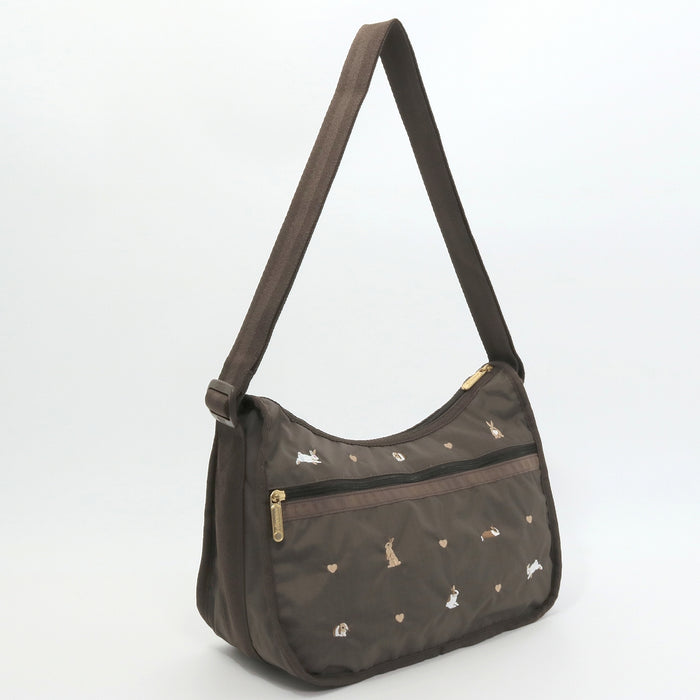 LeSportsac レスポートサック ショルダーバッグ 7520 CLASSIC HOBO HD84 BUNNY EMBROIDERY [並行輸入商品]
