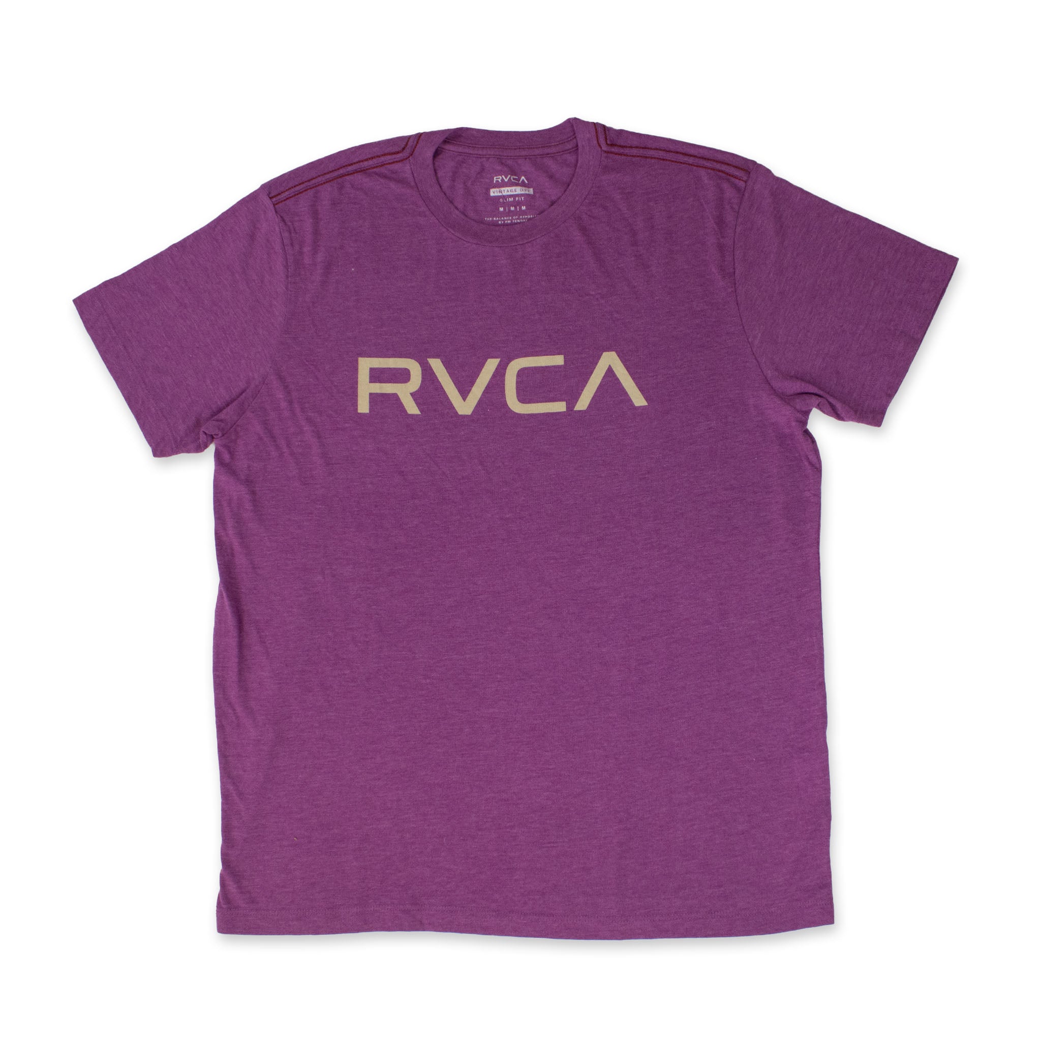 ルーカ/RVCＡ ビッグロゴTシャツ 半袖 スリムフィット ヴィンテージ染 ...