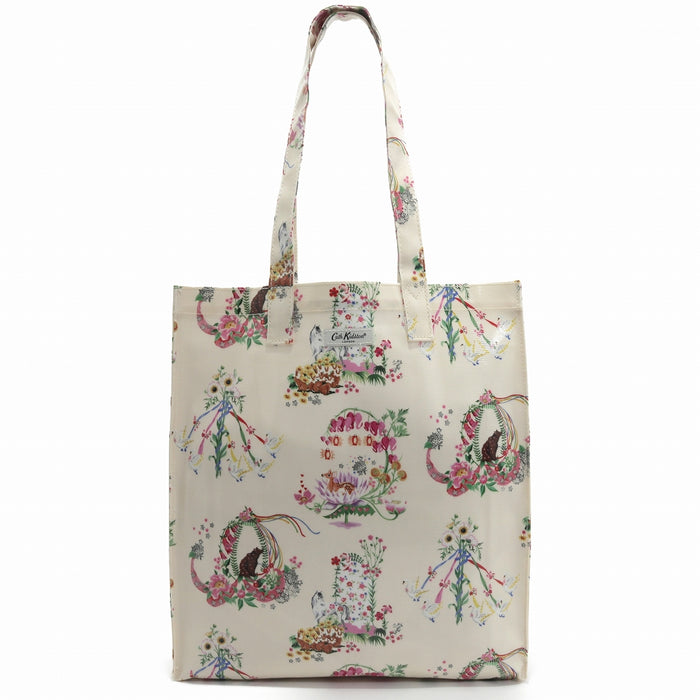 Cath Kidston キャスキッドソン ブックトート BN07909 LARGE BOOKBAG SUMMER PARADE ECRU