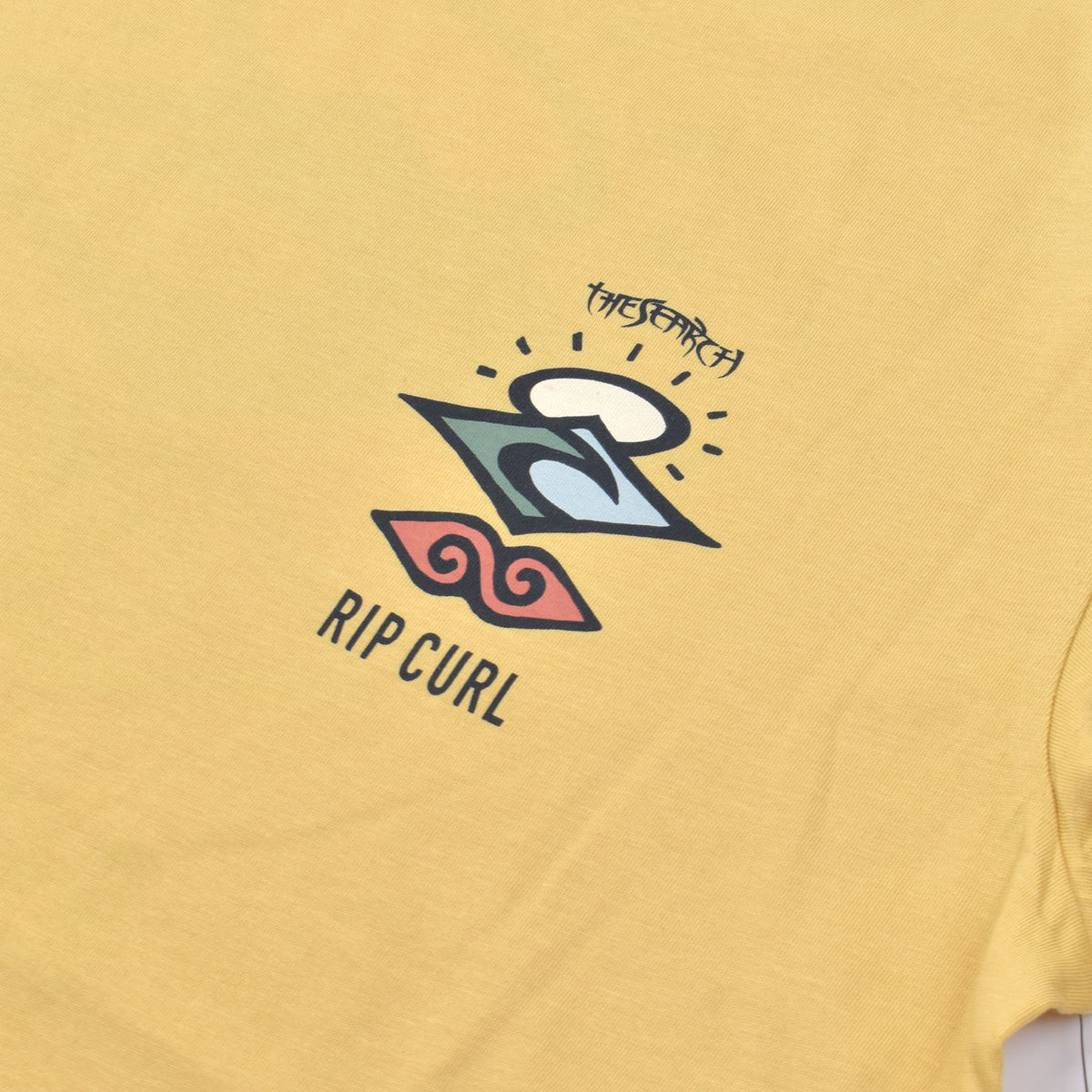 リップカール Tシャツ 半袖 オーガニックコットン サーフロゴ Rip Curl SEARCH ICON TEE 4色展開 (CTESV9)