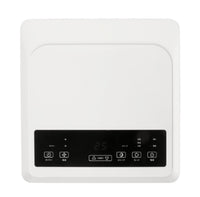 スポットクーラー 家庭用 0.9kW 工事不要 冷風 除湿 送風 24時間タイマー リモコン付き 排熱ダクト 窓パネル付き GE-AF2529E88WH