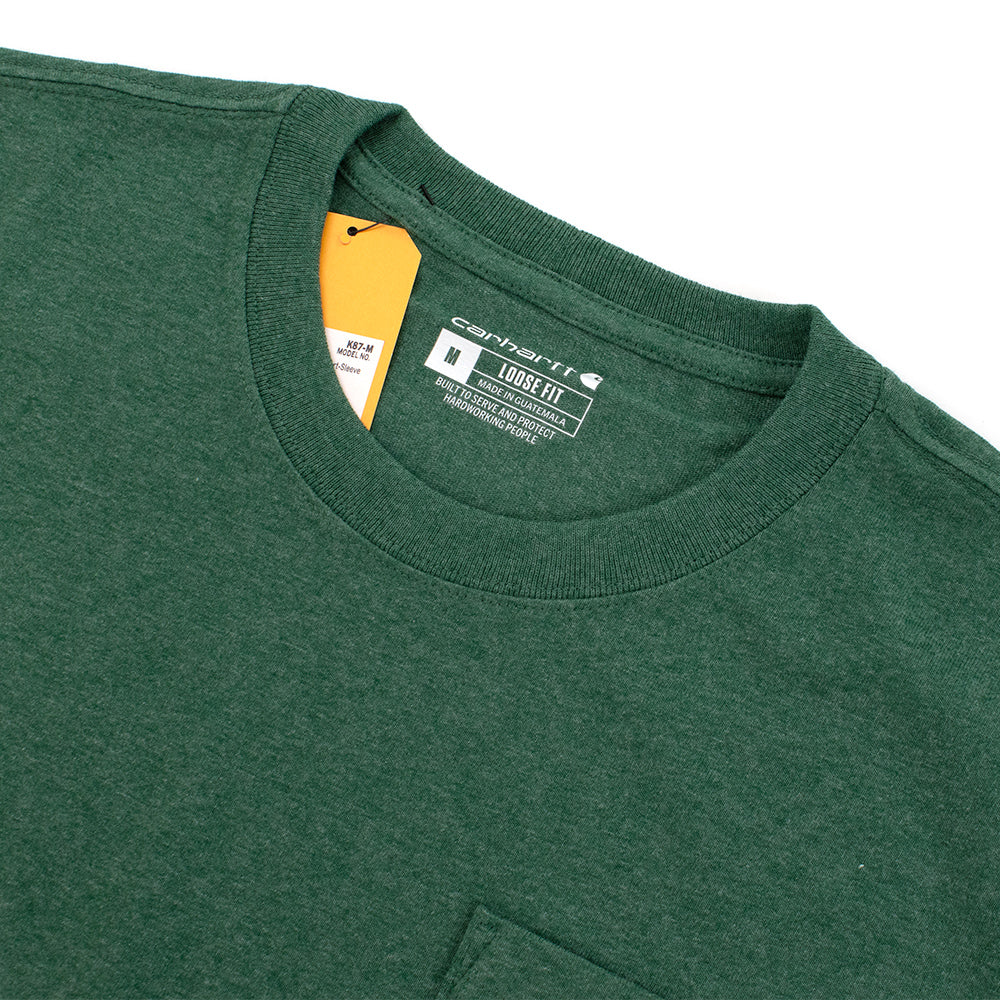 カーハート Tシャツ ポケット付き 半袖 ワークウェア ヘビーウェイト Carhartt LSEFIT HW SS PKT TSHRT K87