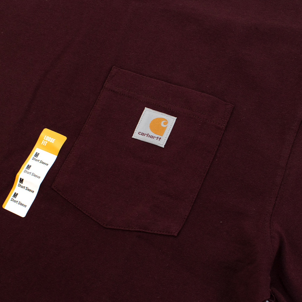 カーハート Tシャツ ポケット付き 半袖 ワークウェア ヘビーウェイト Carhartt LSEFIT HW SS PKT TSHRT K87