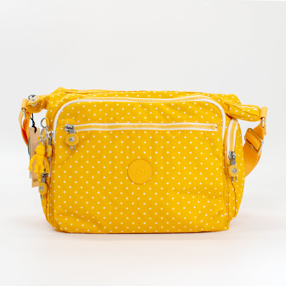 キプリング ショルダーバッグ レディース ギャビー イエロー ドット柄 Kipling GABBIE SOFT DOT YELLOW ki3186-m67