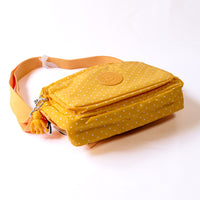 キプリング ショルダーバッグ レディース アバヌ エム イエロー ドット柄 Kipling ABANU M SOFT DOT YELLOW ki6237-m67