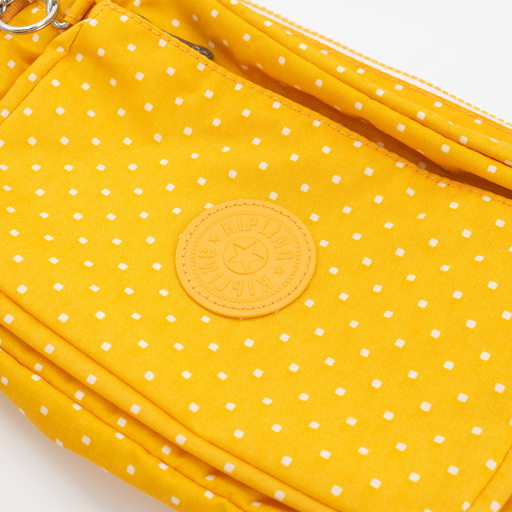 キプリング ショルダーバッグ レディース アバヌ エム イエロー ドット柄 Kipling ABANU M SOFT DOT YELLOW ki6237-m67