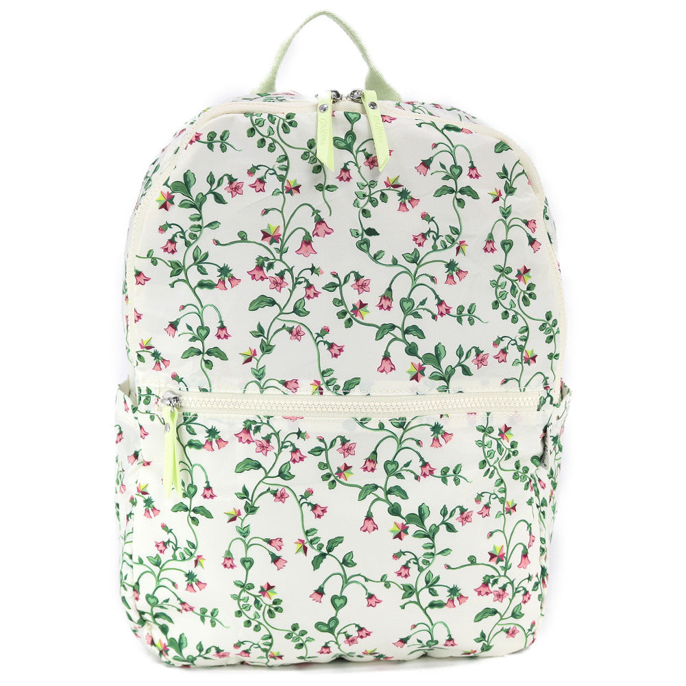 Cath Kidston キャスキッドソン リュックサック N07805 FOLDAWAY BACKPACK TWIN FLOWERS ECRU