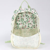 Cath Kidston キャスキッドソン リュックサック N07805 FOLDAWAY BACKPACK TWIN FLOWERS ECRU