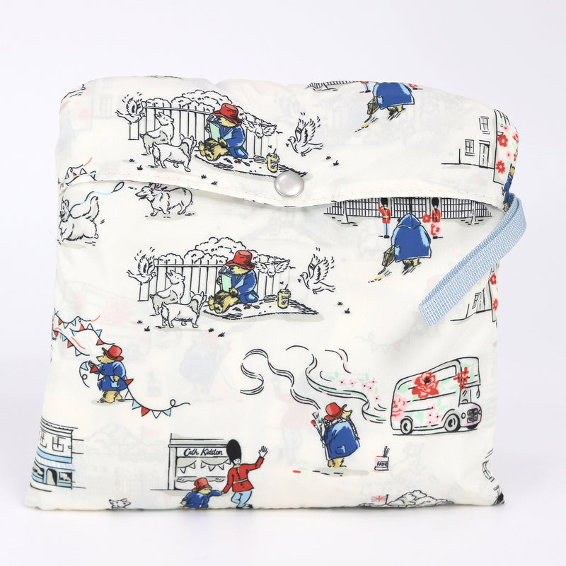 Cath Kidston キャスキッドソン リュックサック N07806 FOLDAWAY BACKPACK PADDINGTON GOES TO TOWN ECRU