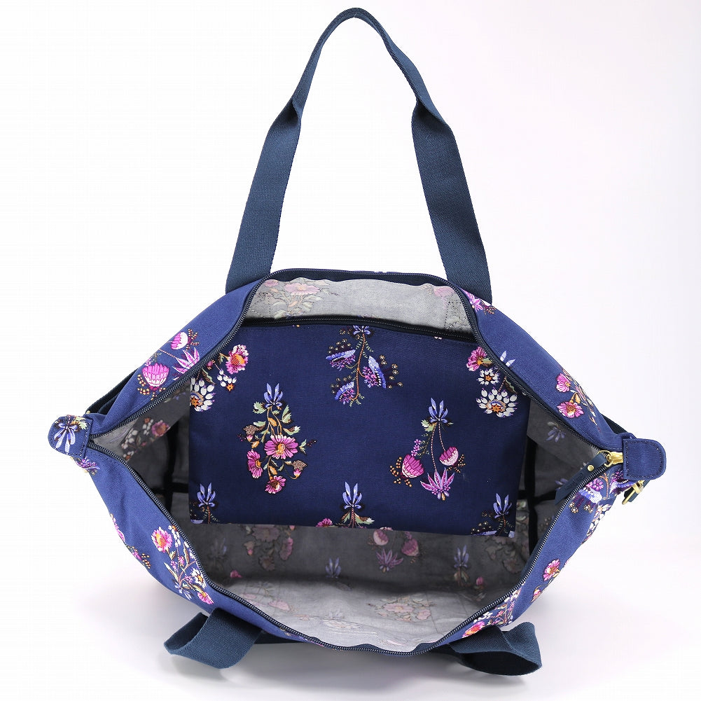 Cath Kidston キャスキッドソン トートバッグ N07893 FOLDAWAY OVERNIGHT BAG FRIENDSHIP BUNCH