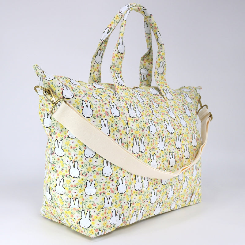 Cath Kidston キャスキッドソン トートバッグ N07895 FOLDAWAY OVERNIGHT BAG MIFFY DITSY YELLOW