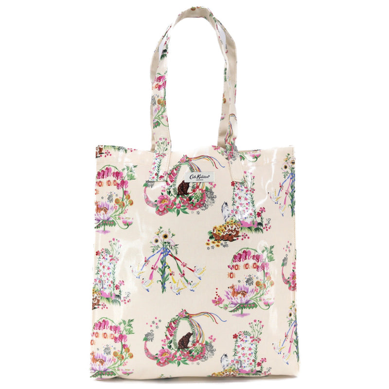 Cath Kidston キャスキッドソン トートバッグ N07909 LARGE BOOKBAG SUMMER PARADE ECRU