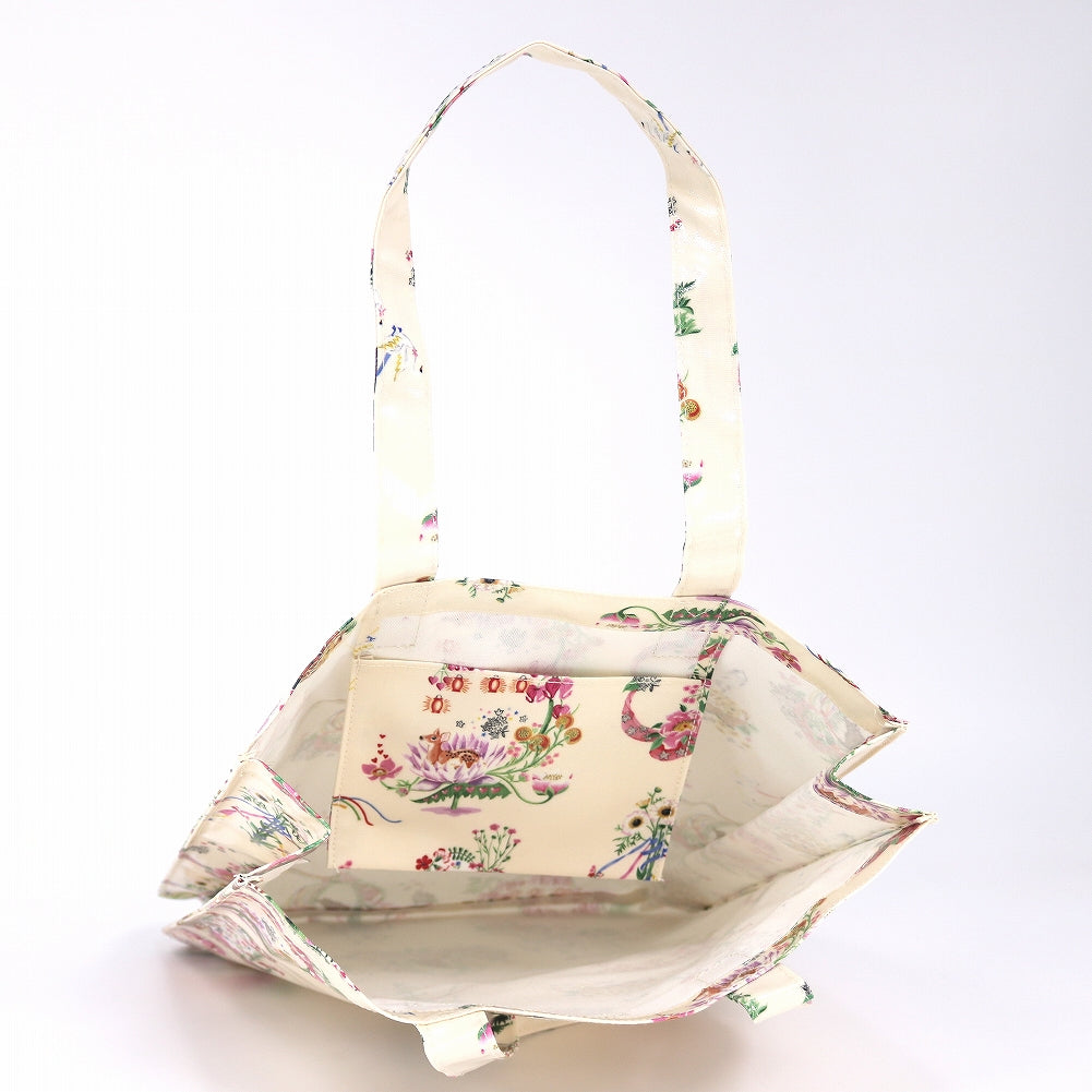 Cath Kidston キャスキッドソン トートバッグ N07909 LARGE BOOKBAG SUMMER PARADE ECRU