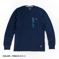 POLO RALPH LAUREN/ラルフローレン サーマル ワッフル 長袖 Tシャツ PWLC2F メンズ ブラック/グレー/ネイビー (S〜XXL)