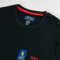 POLO RALPH LAUREN/ラルフローレン サーマル ワッフル 長袖 Tシャツ PWLC2F メンズ ブラック/グレー/ネイビー (S〜XXL)