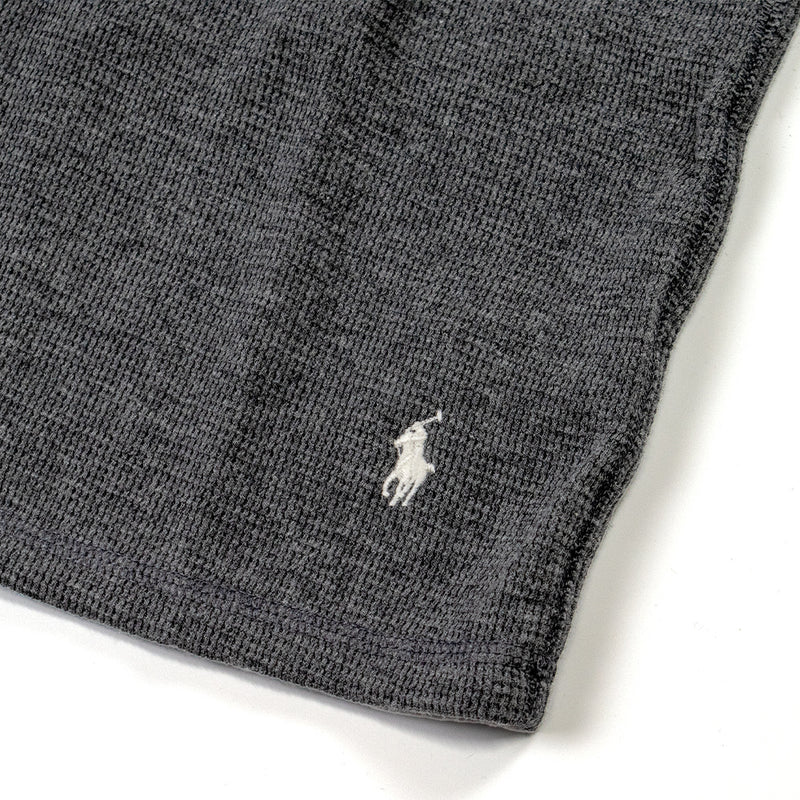 POLO RALPH LAUREN/ラルフローレン サーマル ワッフル 長袖 Tシャツ PWLC2F メンズ ブラック/グレー/ネイビー (S〜XXL)