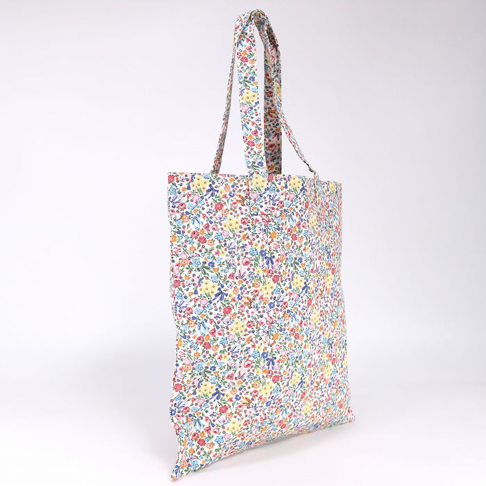 Cath Kidston キャスキッドソン トートバッグ Q79909 LARGE BOOKBAG HARMONY DITSY ECRU&BLUE&YELLOW