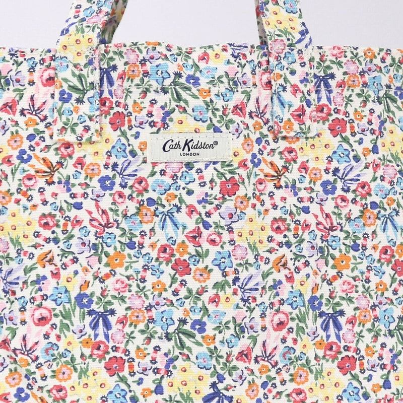 Cath Kidston キャスキッドソン トートバッグ Q79909 LARGE BOOKBAG HARMONY DITSY ECRU&BLUE&YELLOW