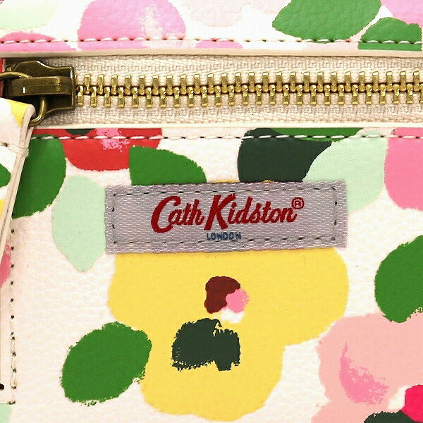 キャスキッドソン 三つ折り財布 Cath Kidston M WALLET LARGE PAINTED PANSIES