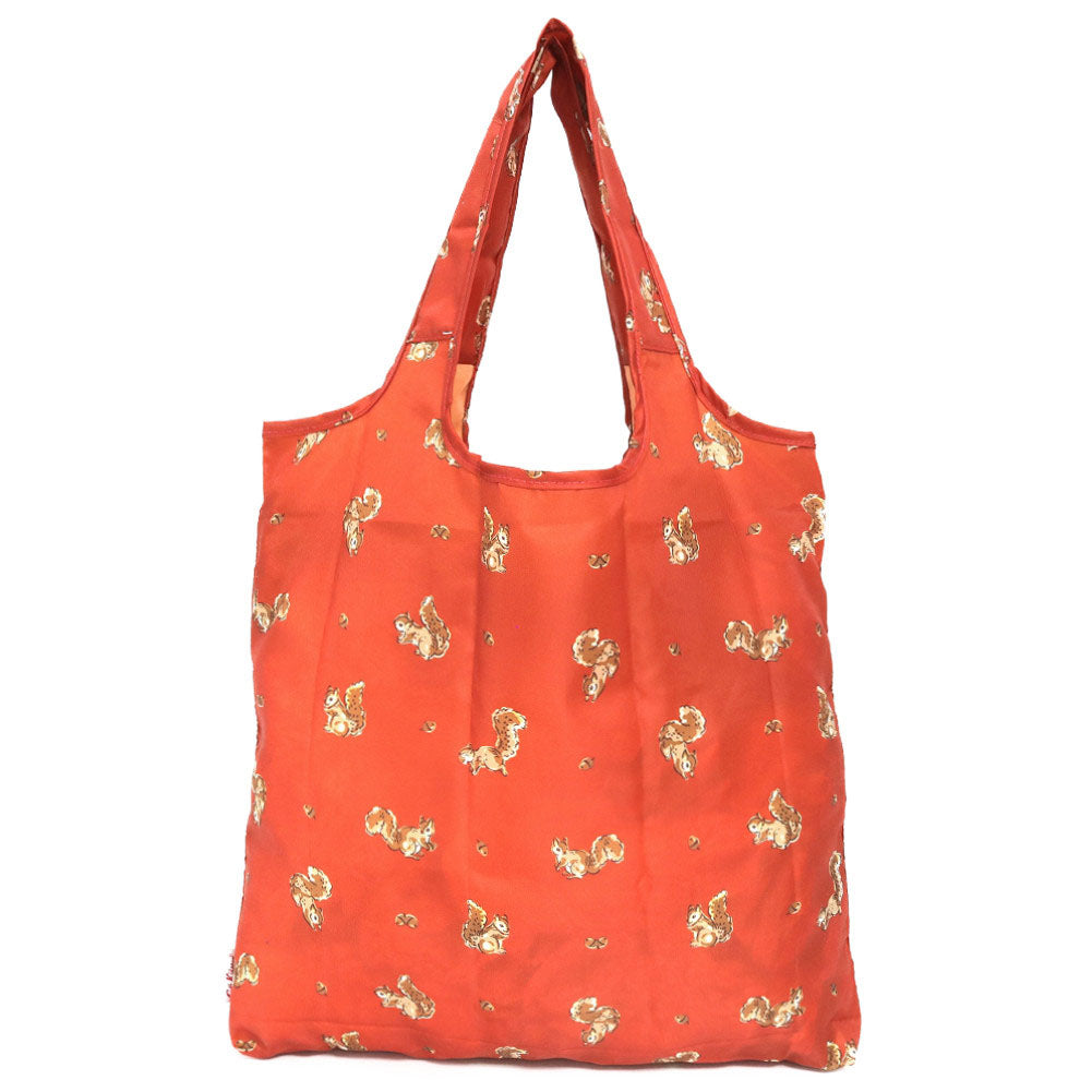 キャスキッドソン トートバッグ 106134618083102 フォルダウェイショッパー オレンジ Cath Kidston FOLDAWAY  SHOPPER GARDEN SQUIRRELS