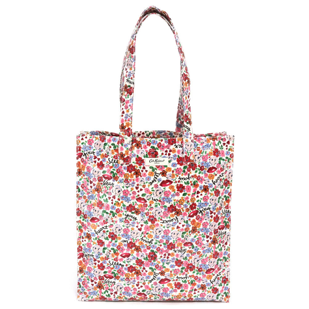 キャスキッドソン トートバッグ 106191118235102 シャイニーブックバッグ ピンク Cath Kidston SHINY BOOKBAG  WITH GUSSET BRAVE SOUL