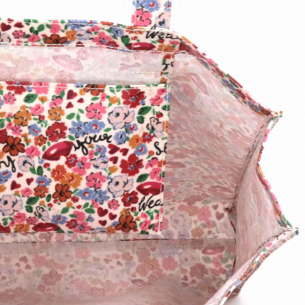 キャスキッドソン トートバッグ 106191118235102 シャイニーブックバッグ ピンク Cath Kidston SHINY BOOKBAG  WITH GUSSET BRAVE SOUL